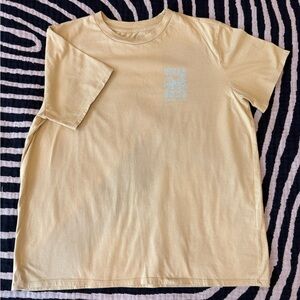Billabong Tan Crew Neck Tee